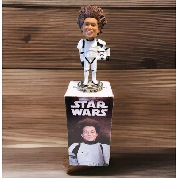 New Storm Trooper Chris Archer Star Wars Tampa Bay Rays Bobblehead Baseball MLB - Picture 1 of 10